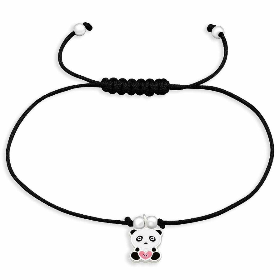 Schmuck Monkimau | Armband Mit Panda Anh Nger Aus 925 Silber