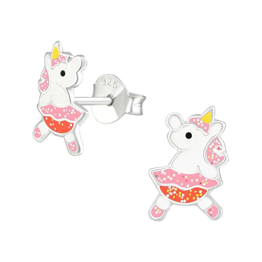 Schmuck Monkimau | S E Einhorn Ohrringe Aus 925 Silber