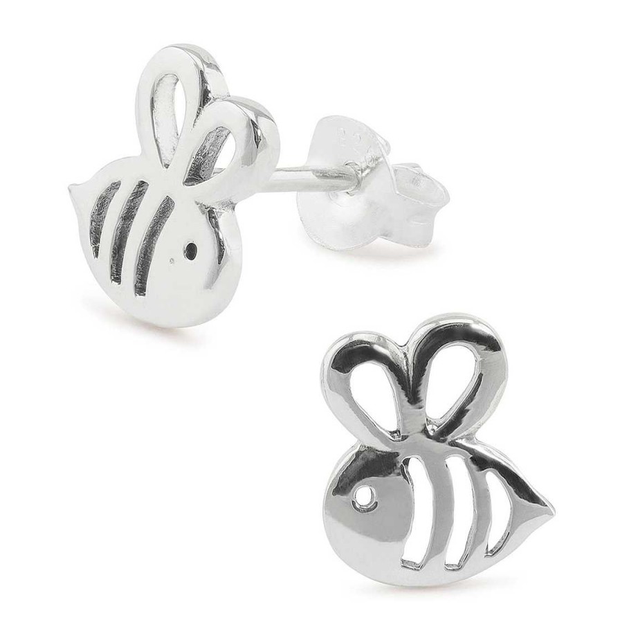 Schmuck Monkimau | Bienen Ohrringe Aus 925 Silber