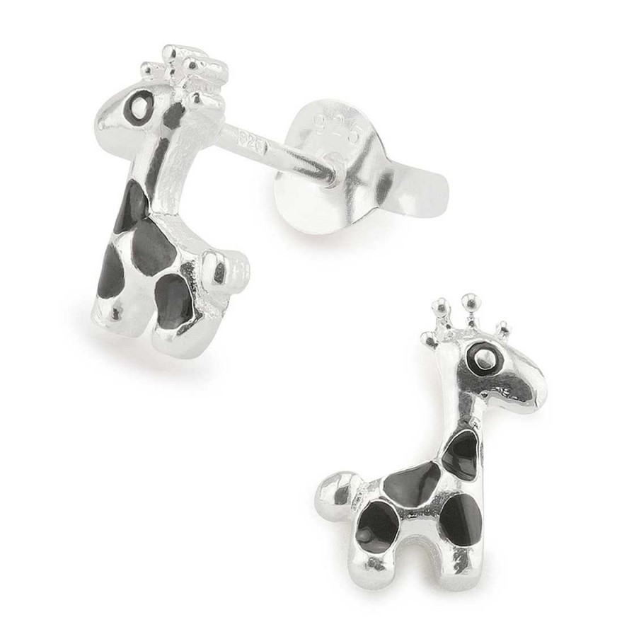 Schmuck Monkimau | Giraffen Ohrringe Aus 925 Silber