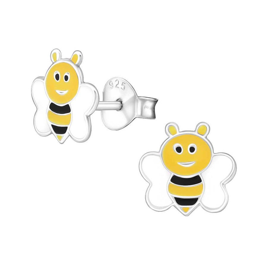 Schmuck Monkimau | Bienen Ohrringe Aus 925 Silber