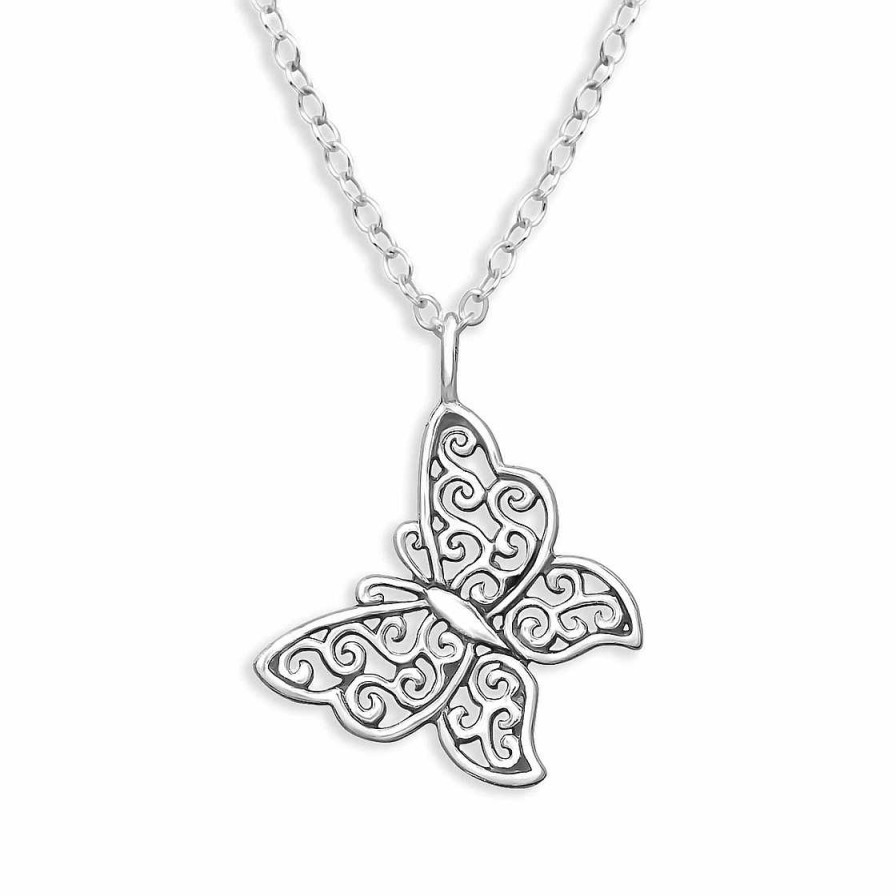 Schmuck Monkimau | Schmetterling Halskette Aus 925 Silber