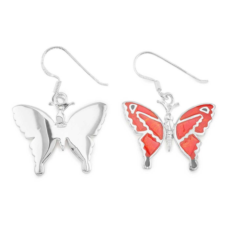 Schmuck Monkimau | Schmetterling Ohrringe Aus 925 Silber