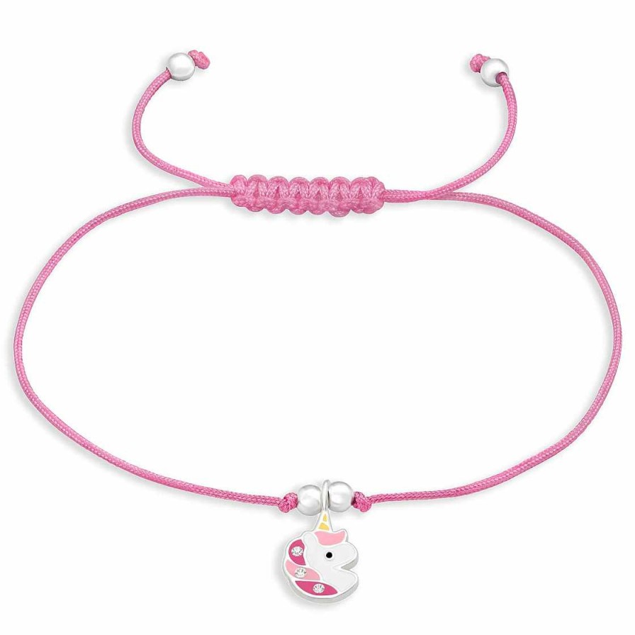 Schmuck Monkimau | Armband Mit Einhorn Anh Nger Aus 925 Silber