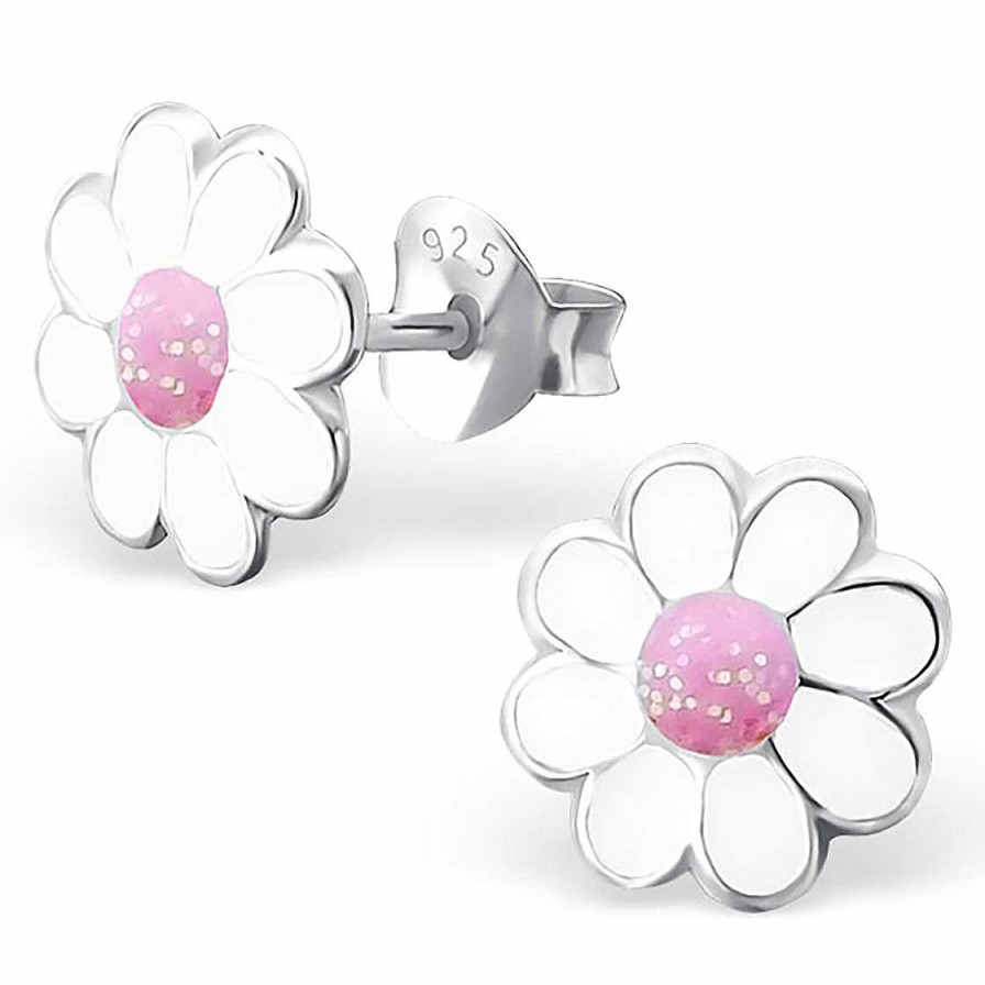 Schmuck Monkimau | Blumen Kinder-Ohrringe Aus 925 Silber