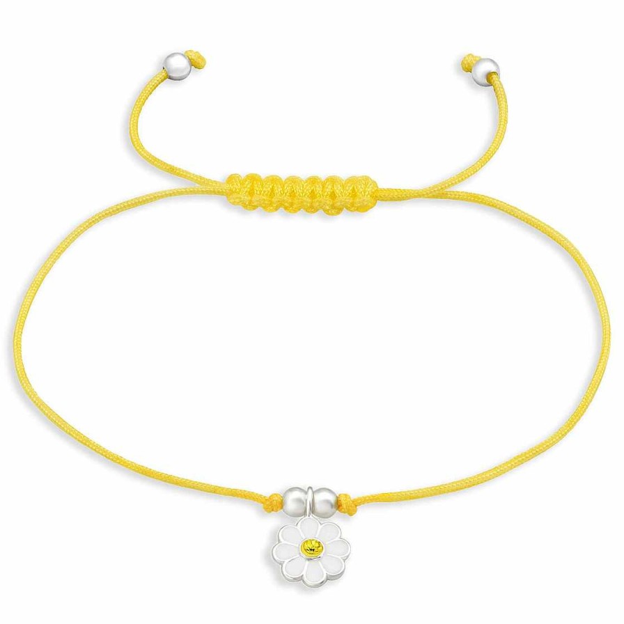 Schmuck Monkimau | Armband Mit Blumen Anh Nger Aus 925 Silber