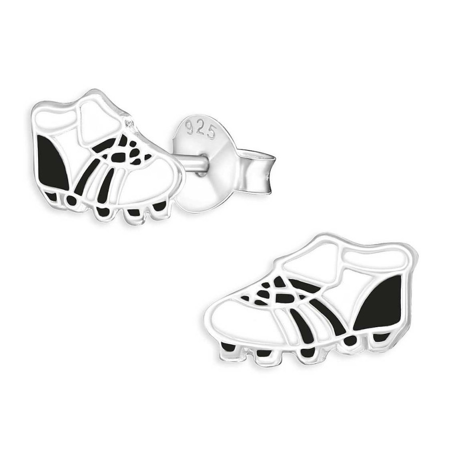 Schmuck Monkimau | Fussball Schuhe Kinder Ohrringe Aus 925 Silber