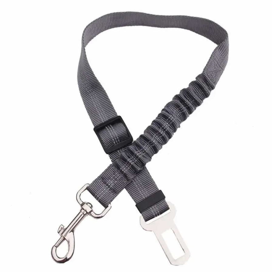 Hund Monkimau Hundetransport | Sicherheitsgurt Mit Ruckd Mpfer Aus Nylon - Braun