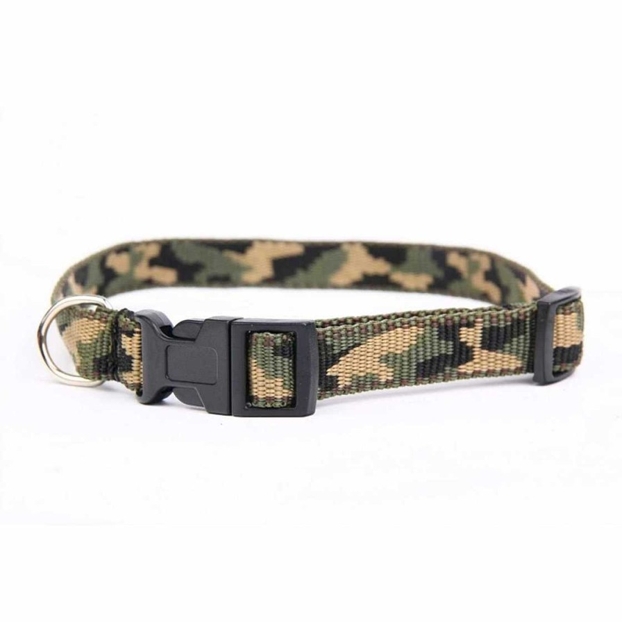 Hund Monkimau Halsb Nder & Geschirre | Hundehalsband Aus Nylon Camouflage