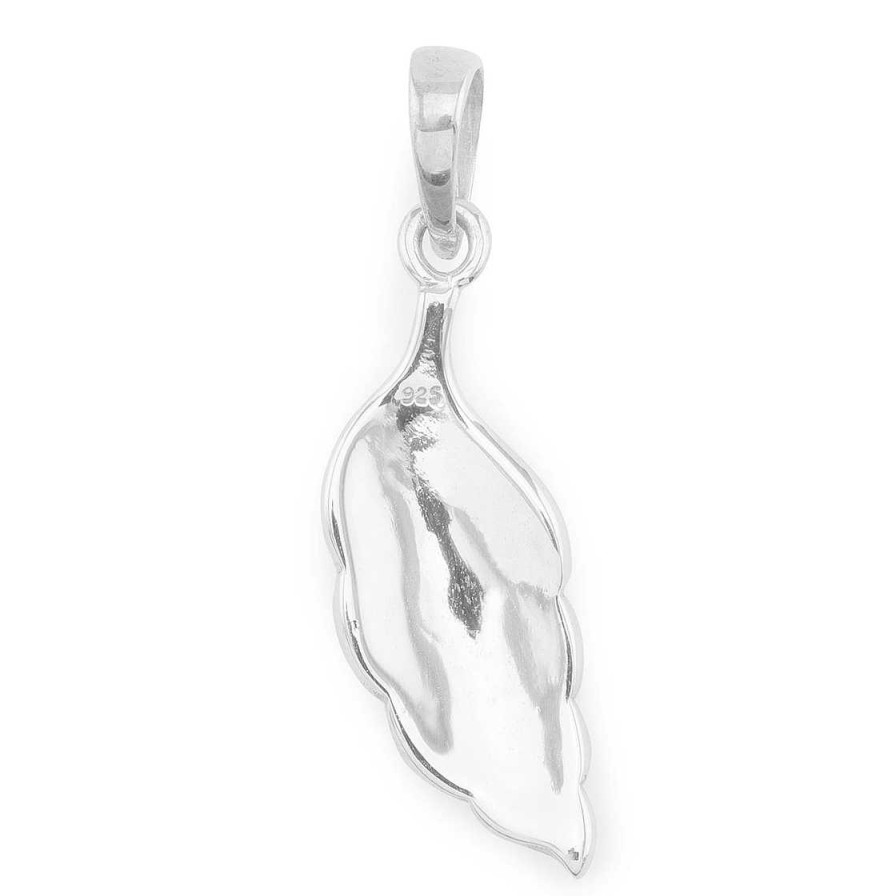 Schmuck Monkimau | Blatt Anh Nger Aus 925 Silber