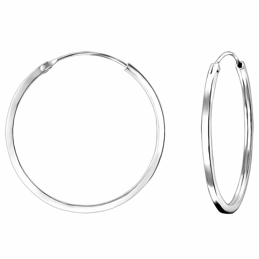 Schmuck Monkimau | Hoop Ohrringe Aus 925 Silber