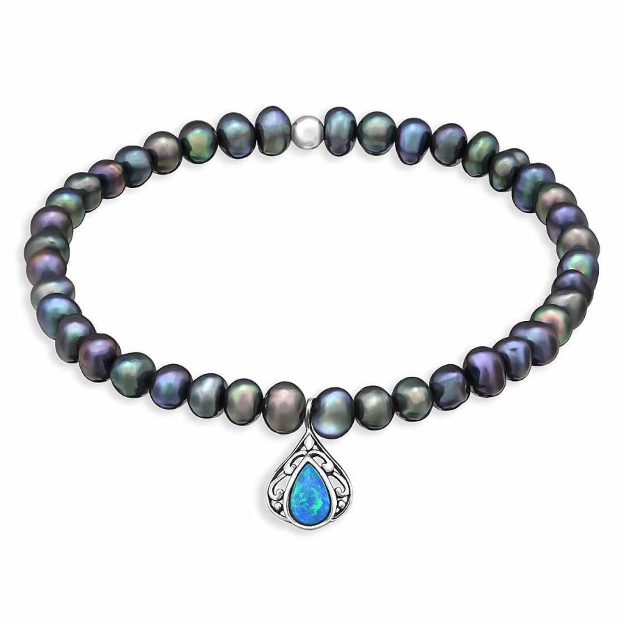 Schmuck Monkimau | Opal Armband Aus S Wasser Perlen