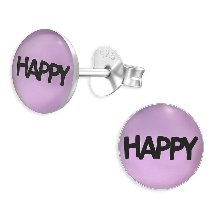 Schmuck Monkimau | Happy Kinder Ohrringe Aus 925 Silber