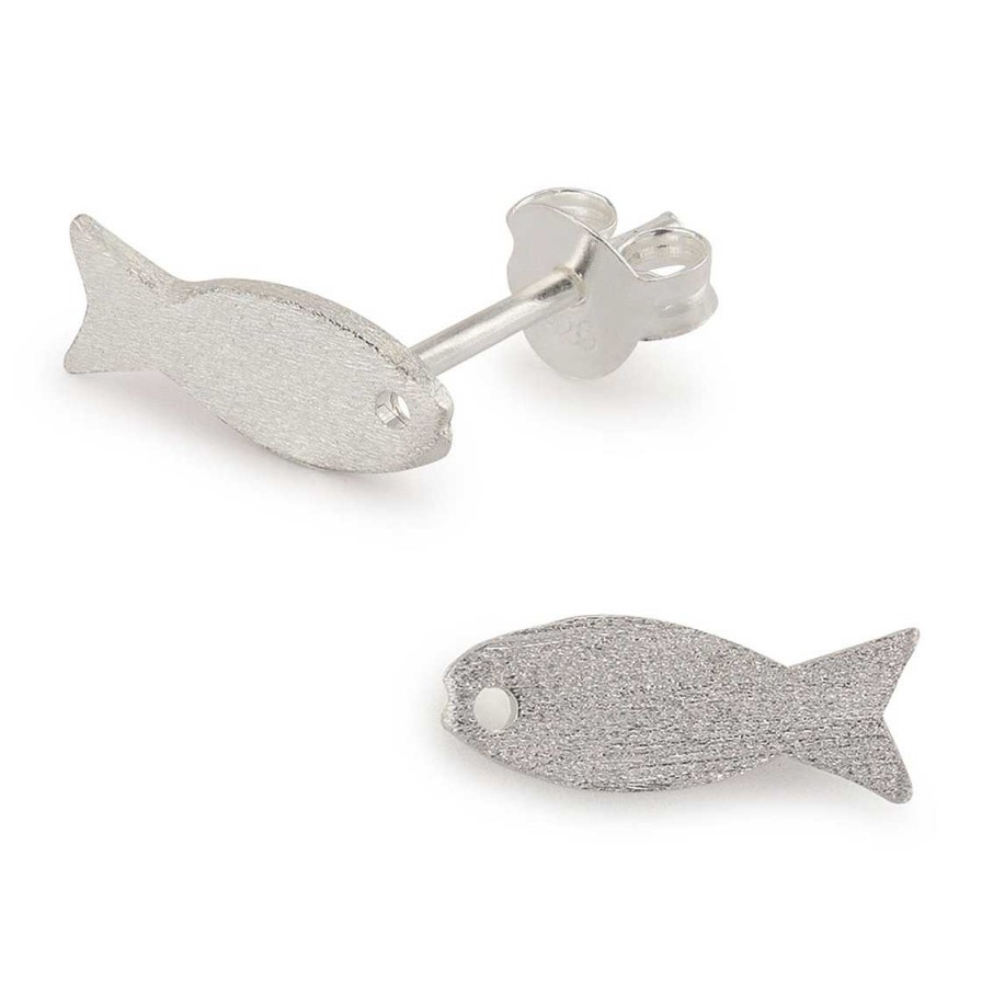 Schmuck Monkimau | Fisch Ohrringe Aus 925 Silber