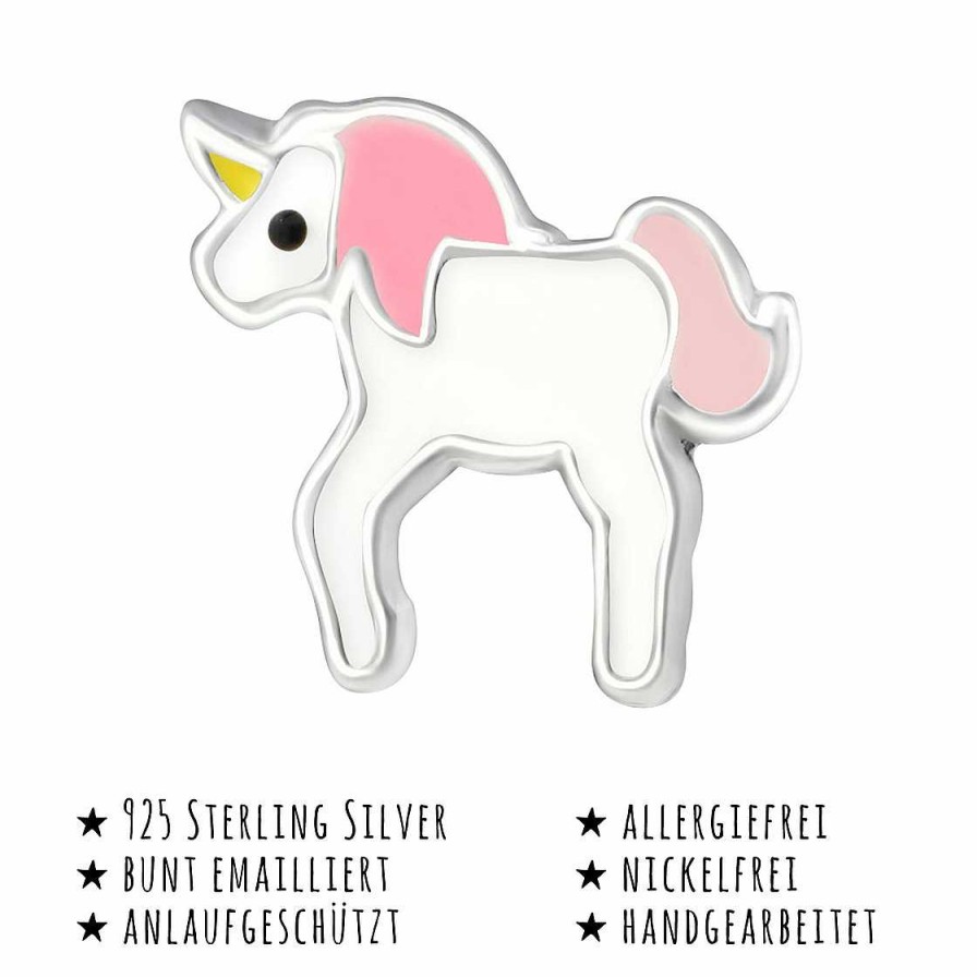 Schmuck Monkimau | Einhorn Ohrringe Aus 925 Silber