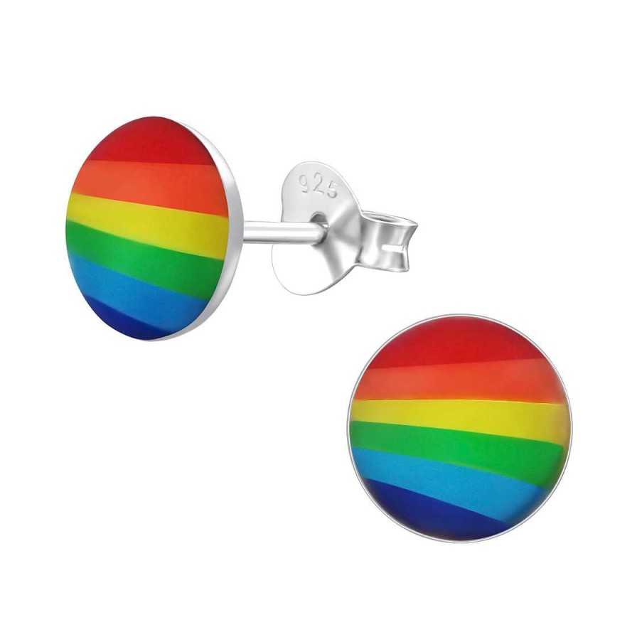 Schmuck Monkimau | Regenbogen Ohrringe Aus 925 Silber