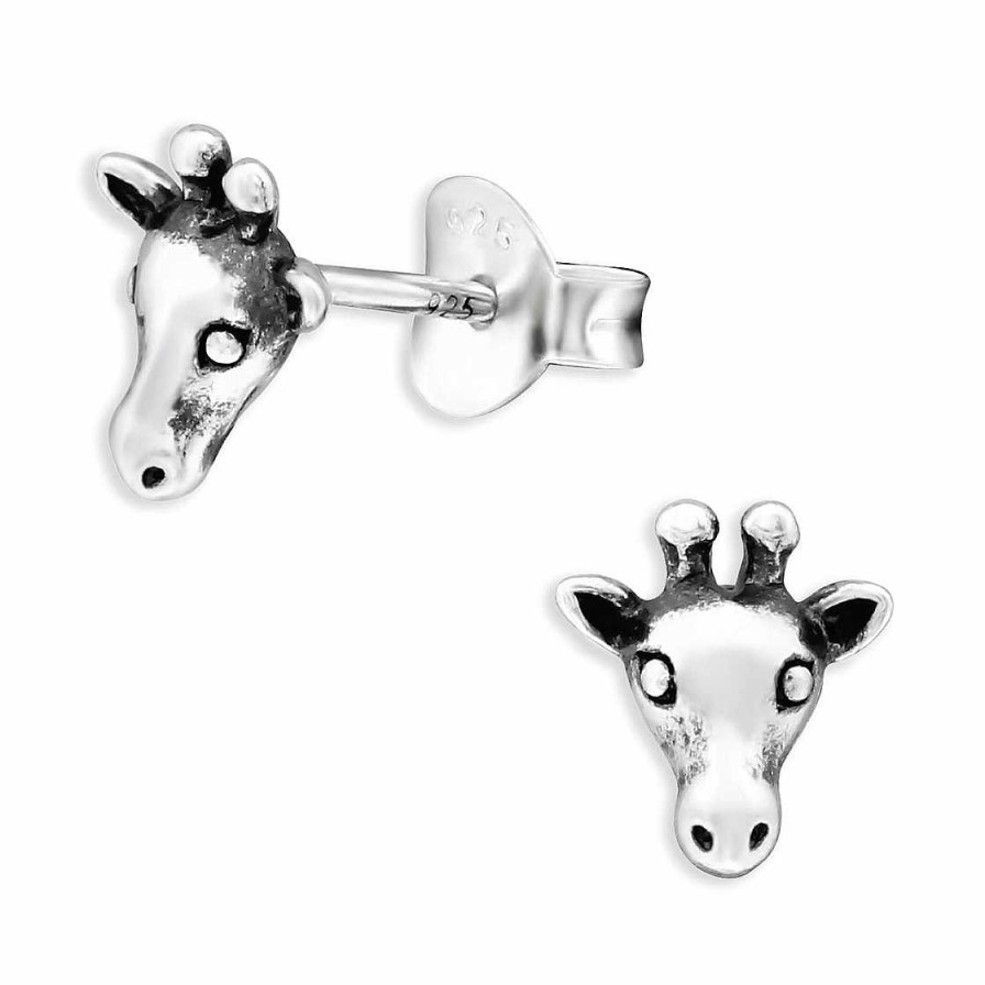 Schmuck Monkimau | Giraffen Ohrringe Aus 925 Silber