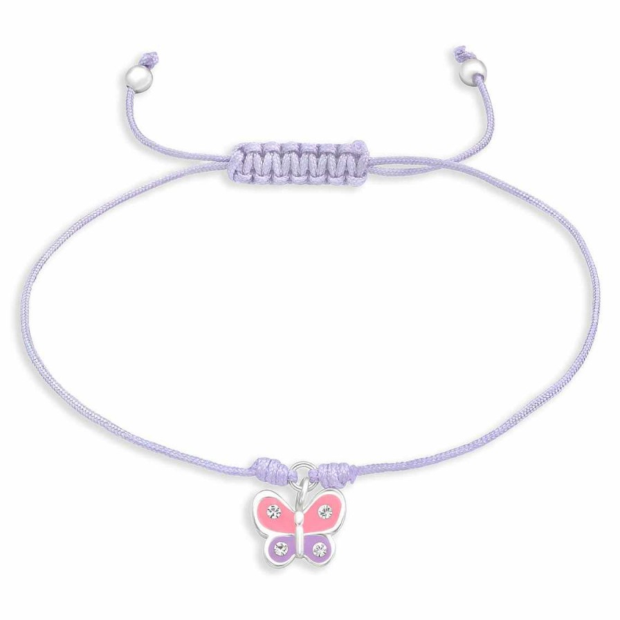 Schmuck Monkimau | Armband Mit Schmetterling Anh Nger Aus 925 Silber