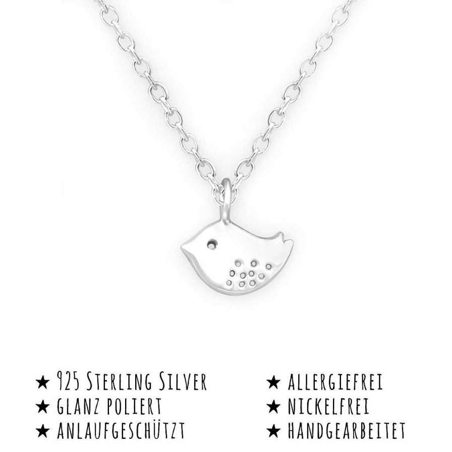 Schmuck Monkimau | Vogel Halskette Aus 925 Silber