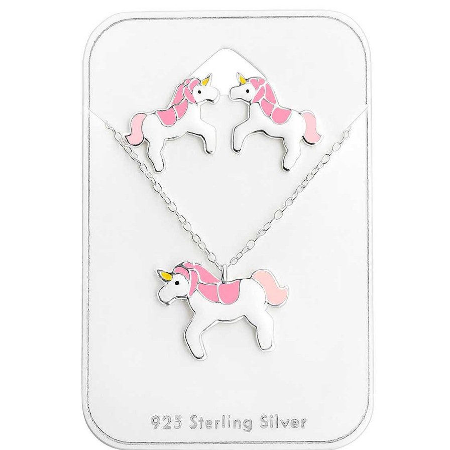 Schmuck Monkimau | Einhorn Halskette Aus 925 Silber