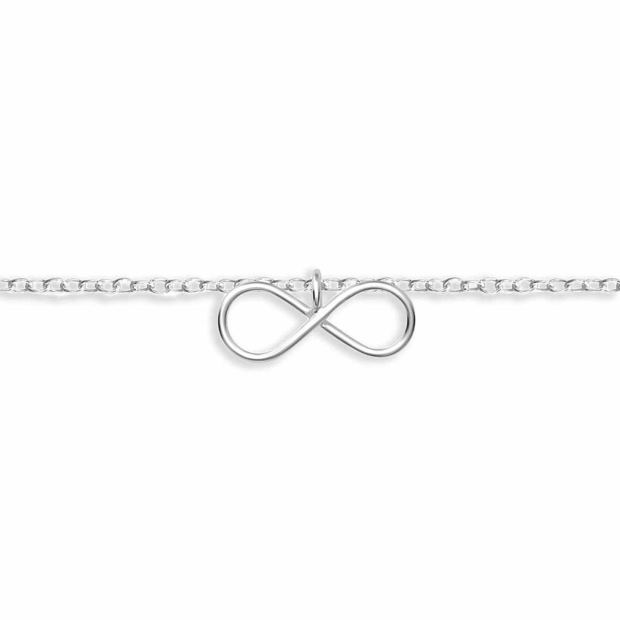 Schmuck Monkimau | Infinity Fu Kettchen Aus 925 Silber