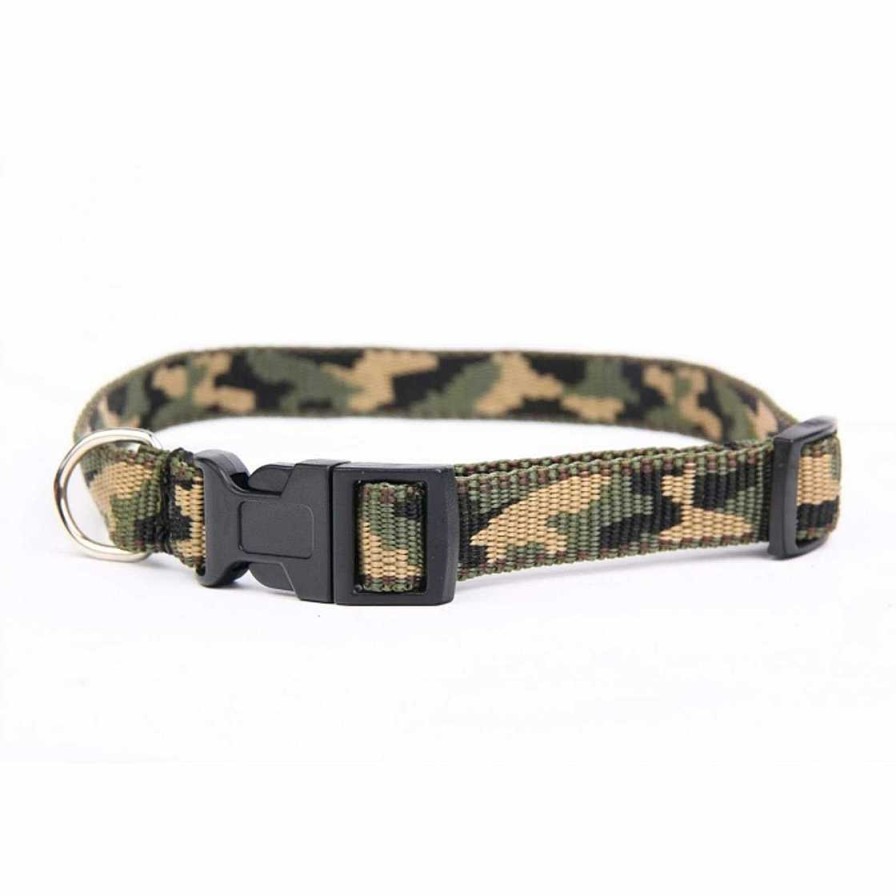 Hund Monkimau Halsb Nder & Geschirre | Hundehalsband Aus Nylon Camouflage